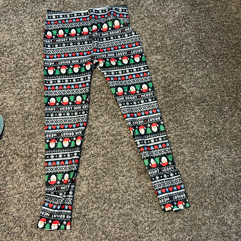 Women’s XL (15/17) Santa Leggings.